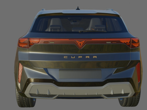 Cupra Terramar 2025 with interior 3Dモデル