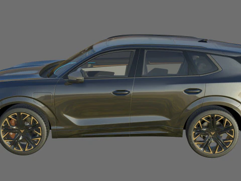 Cupra Terramar 2025 with interior 3D Model