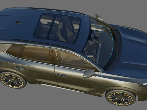 Cupra Terramar 2025 with interior 3D Model