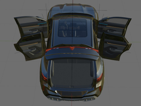 Cupra Terramar 2025 with interior 3Dモデル