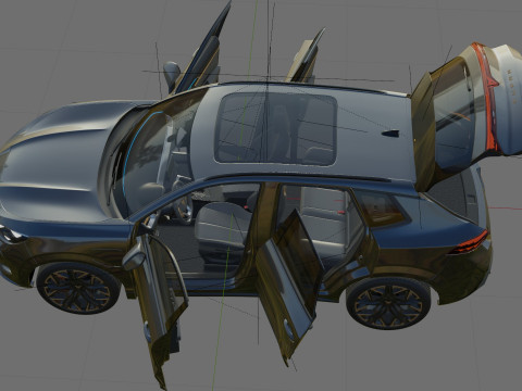 Cupra Terramar 2025 with interior 3Dモデル