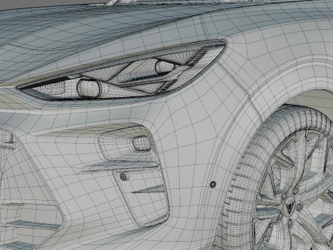 Cupra Terramar 2025 with interior 3D Model