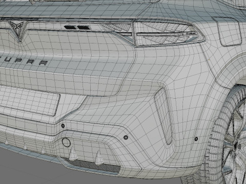 Cupra Terramar 2025 with interior 3Dモデル