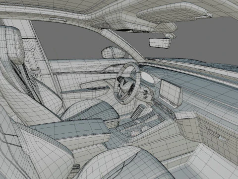 Cupra Terramar 2025 with interior 3D Model