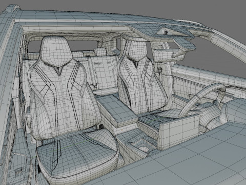 Cupra Terramar 2025 with interior 3Dモデル