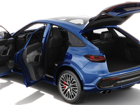 Audi Q5 S-line and SQ5 Sportback 2025 with interior 3Dモデル