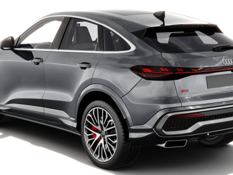 Audi Q5 S-line and SQ5 Sportback 2025 with interior 3Dモデル