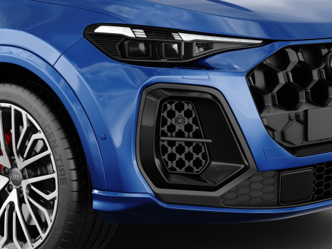 Audi Q5 S-line and SQ5 Sportback 2025 with interior 3Dモデル