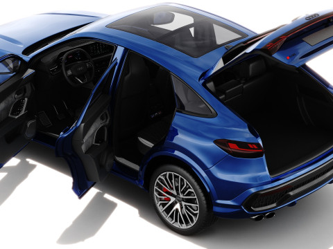 Audi Q5 S-line and SQ5 Sportback 2025 with interior 3Dモデル