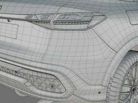 Audi Q5 S-line and SQ5 Sportback 2025 with interior 3Dモデル