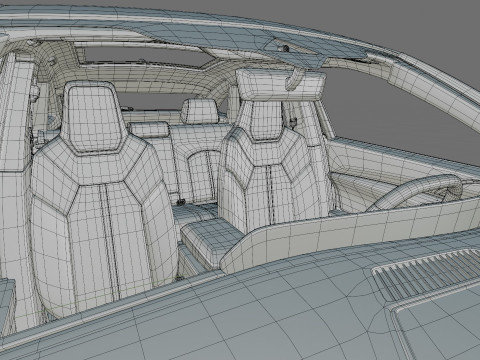 Audi Q5 S-line and SQ5 Sportback 2025 with interior 3Dモデル