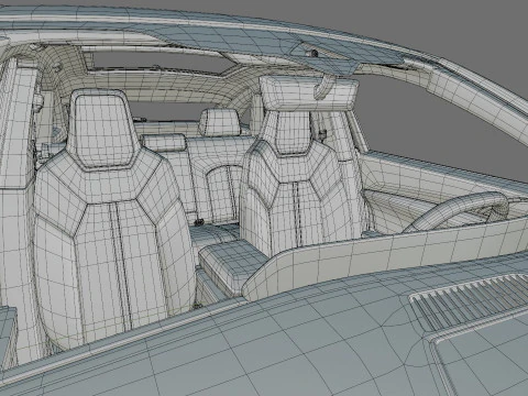 Audi Q5 S-line and SQ5 Sportback 2025 with interior 3D Model