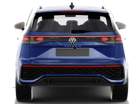 Volkswagen Tayron 2025 with interior Modelo 3D