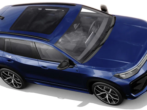 Volkswagen Tayron 2025 with interior 3D Model