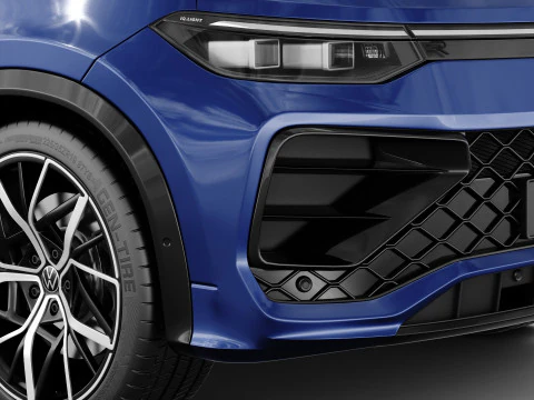 Volkswagen Tayron 2025 with interior 3D Model