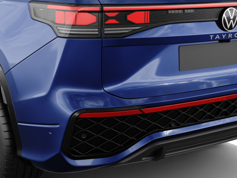 Volkswagen Tayron 2025 with interior Modelo 3D