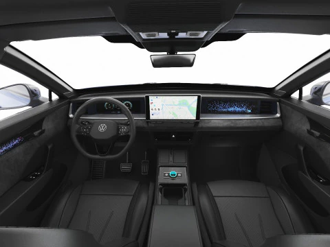 Volkswagen Tayron 2025 with interior 3D Model