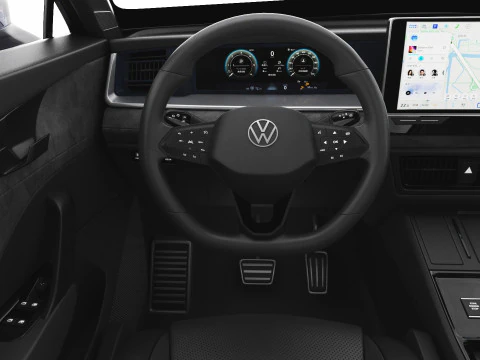 Volkswagen Tayron 2025 with interior 3D Model
