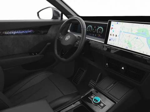 Volkswagen Tayron 2025 with interior 3D Model