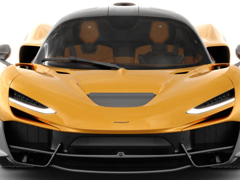 McLaren W1 2025 with interior 3D Model