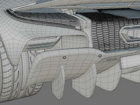McLaren W1 2025 with interior 3D 模型