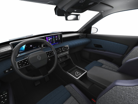 Renault 4 E-Tech 2026 with interior 3D Модель