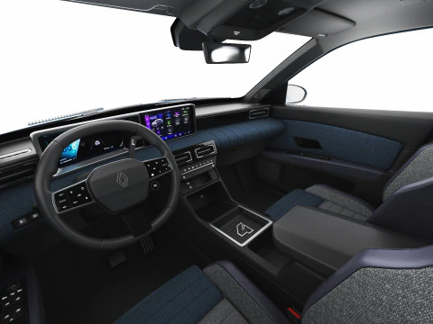 Renault 4 E-Tech 2026 with interior 3D Model