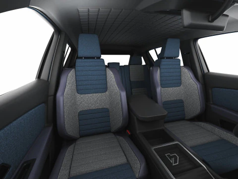 Renault 4 E-Tech 2026 with interior 3D Model