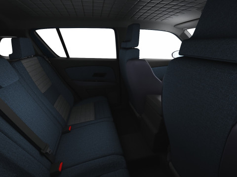 Renault 4 E-Tech 2026 with interior 3D Модель