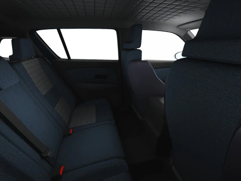 Renault 4 E-Tech 2026 with interior 3D Model