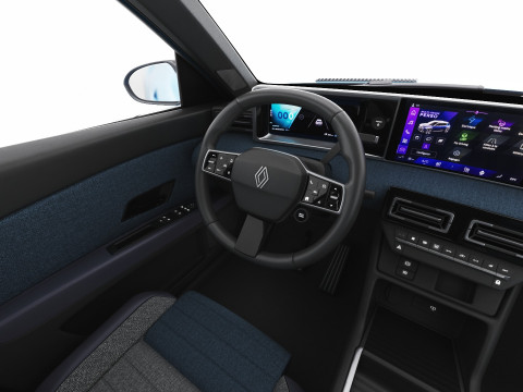 Renault 4 E-Tech 2026 with interior 3D Модель