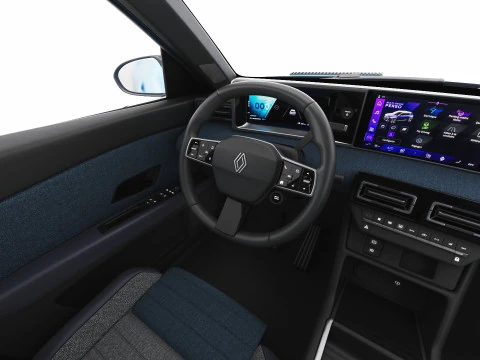 Renault 4 E-Tech 2026 with interior 3D Model