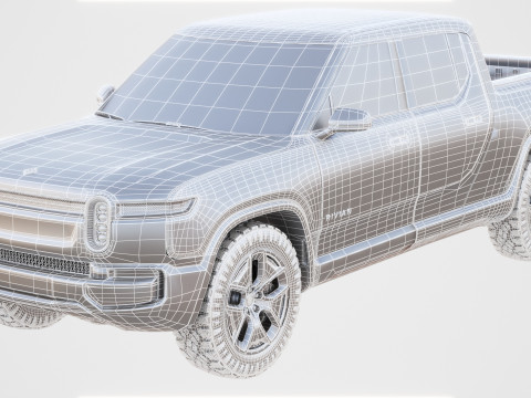 R1T Electric Pick-up 3D Model
