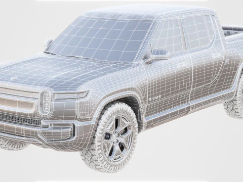 R1T Electric Pick-up 3D Model