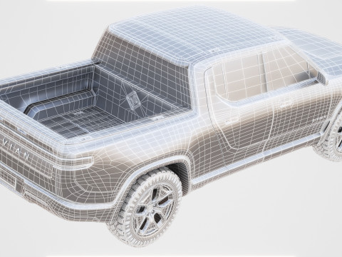 R1T Electric Pick-up 3D Model
