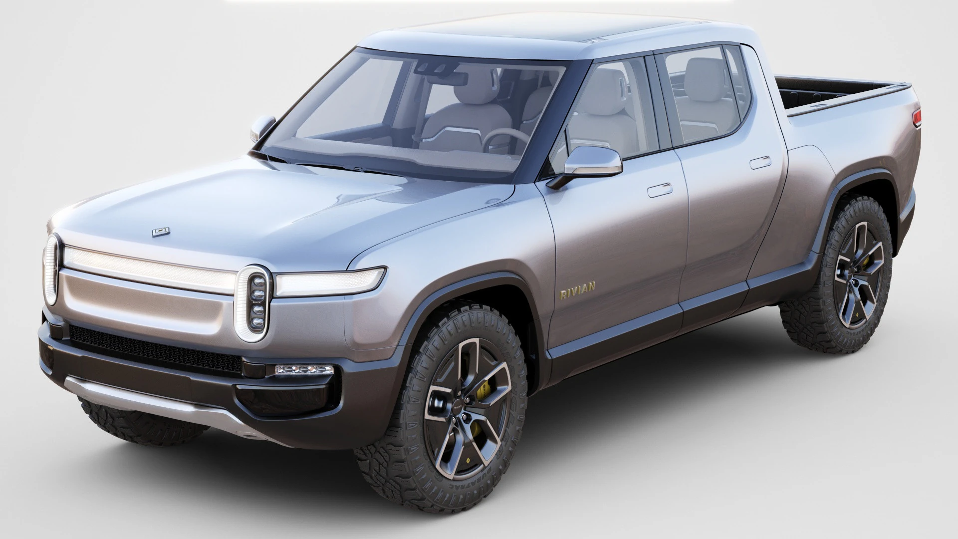 R1T Electric Pick-up 3D Model .c4d .max .obj .3ds .fbx .stl .blend 