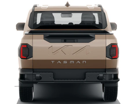 Kia Tasman 2025 with interior 3D Model