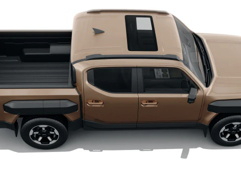 Kia Tasman 2025 with interior 3D Model