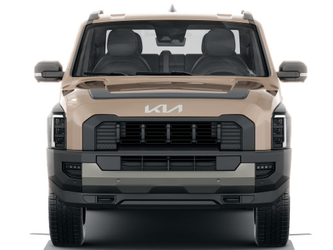 Kia Tasman 2025 with interior Modello 3D
