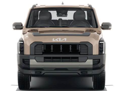 Kia Tasman 2025 with interior 3D Model