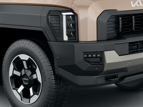 Kia Tasman 2025 with interior Modello 3D