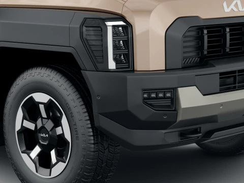 Kia Tasman 2025 with interior 3D Model