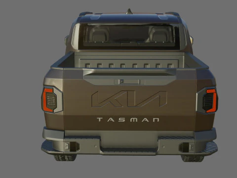 Kia Tasman 2025 with interior 3D Model