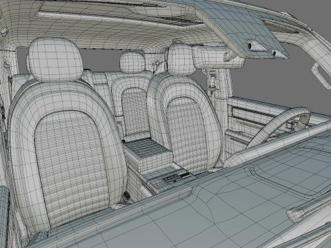 Kia Tasman 2025 with interior 3D Model