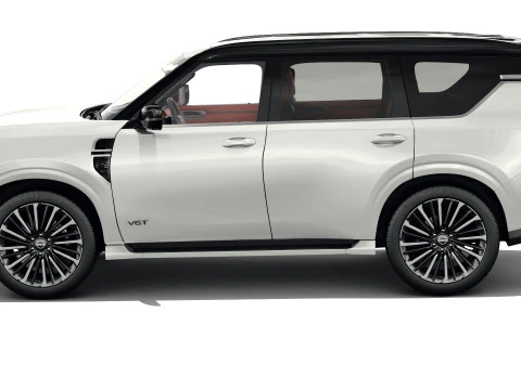Nissan Patrol and Armada 2025 with interior 3D Model