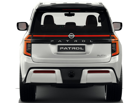 Nissan Patrol and Armada 2025 with interior 3D 모델