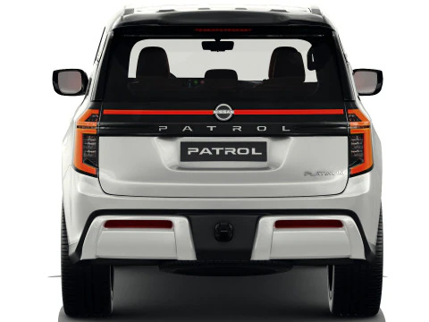 Nissan Patrol and Armada 2025 with interior 3D Model