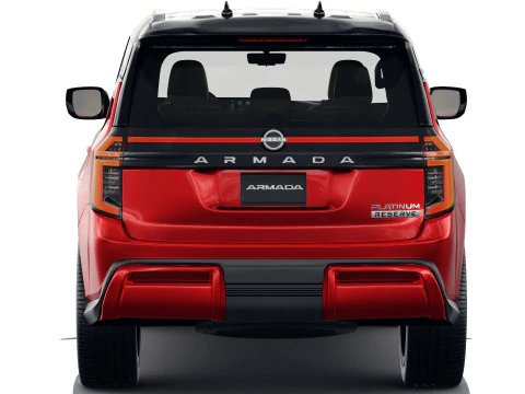 Nissan Patrol and Armada 2025 with interior 3D Model