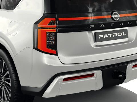 Nissan Patrol and Armada 2025 with interior 3D Model