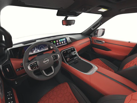 Nissan Patrol and Armada 2025 with interior 3D Model